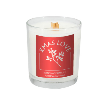 Logotrade business gift image of: Soy candle 190g Christmas love