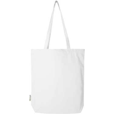 Logo trade promotional giveaways image of: Florida 270 g/m² GRS recycled tote bag 10L