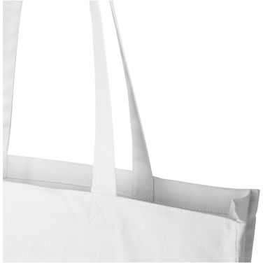 Logo trade promotional gift photo of: Florida 270 g/m² GRS recycled gusset tote bag 14L