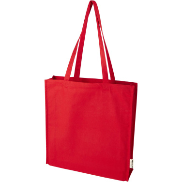 Logotrade business gift image of: Florida 270 g/m² GRS recycled gusset tote bag 14L