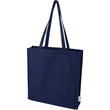 Logotrade business gift image of: Florida 270 g/m² GRS recycled gusset tote bag 14L