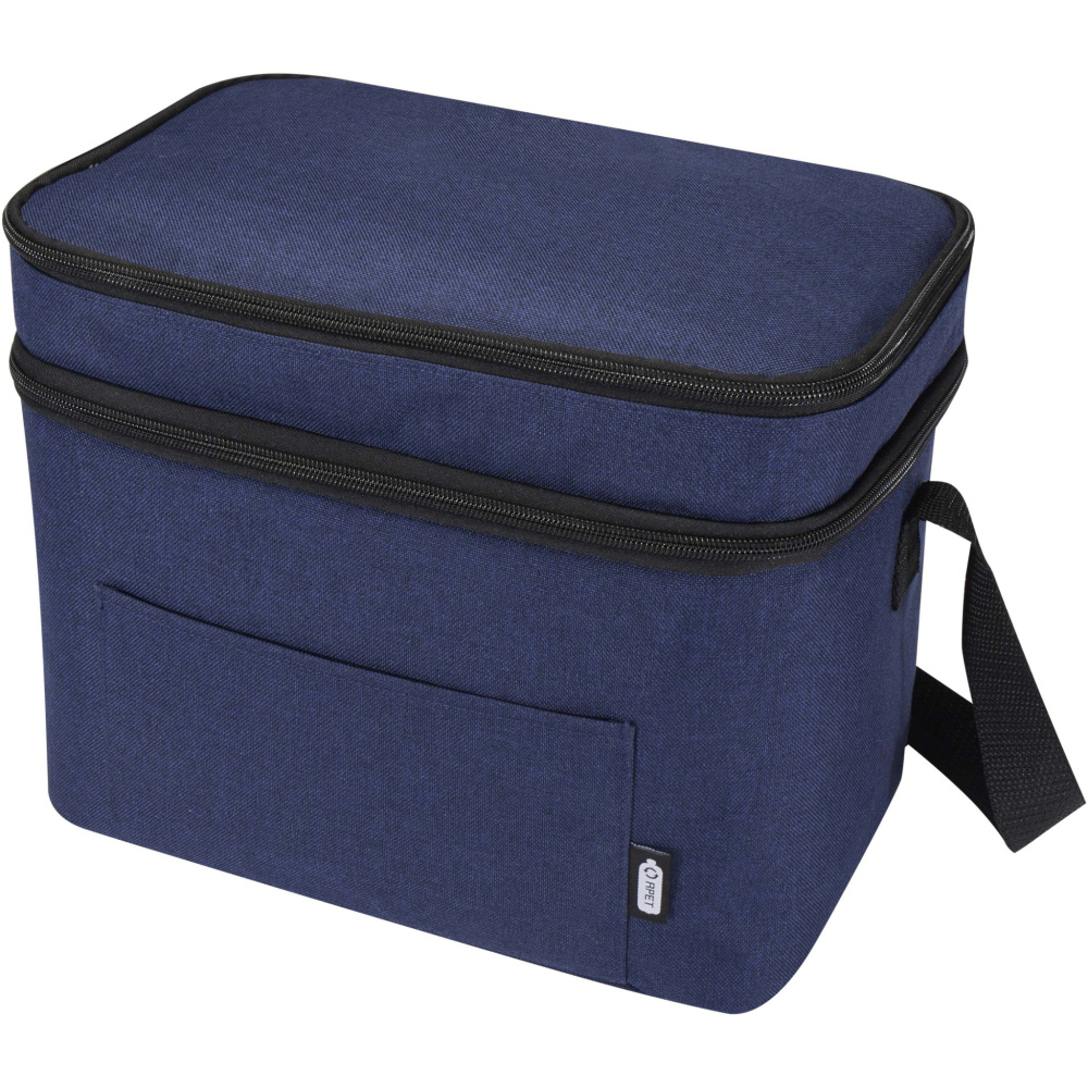 Logotrade promotional merchandise photo of: Tundra GRS RPET double compartments cooler bag 13L