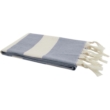 Logo trade promotional merchandise image of: Anders hammam towel 147 x 75.5 cm