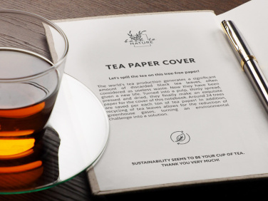 Logotrade promotional product image of: Recycled Tea Notebook 209734000