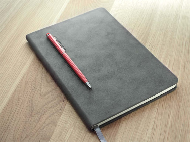 Logo trade promotional items picture of: Magnetic notebook with a pen 124715100