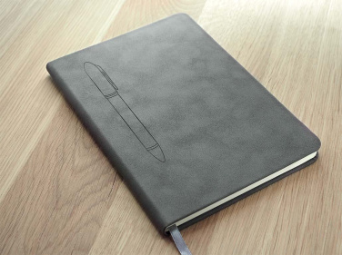 Logo trade promotional giveaways picture of: Magnetic notebook with a pen 124715100