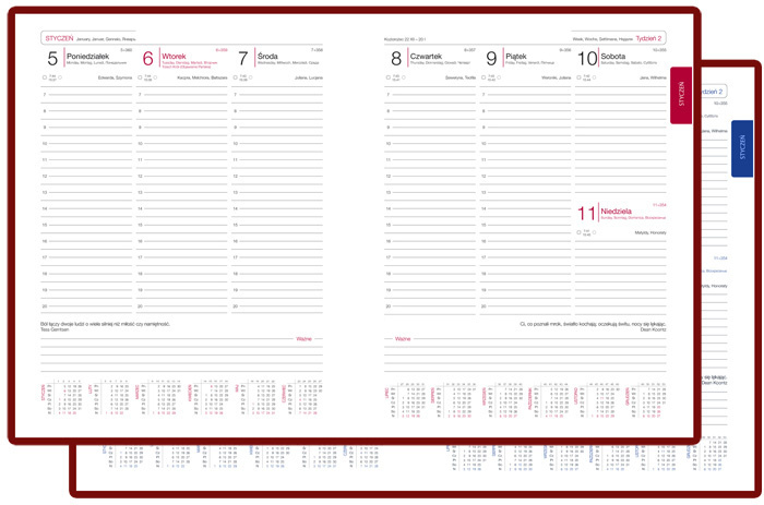 Logo trade promotional products image of: Calendar 644016