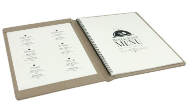 Logo trade promotional products image of: Menu cover 1078119