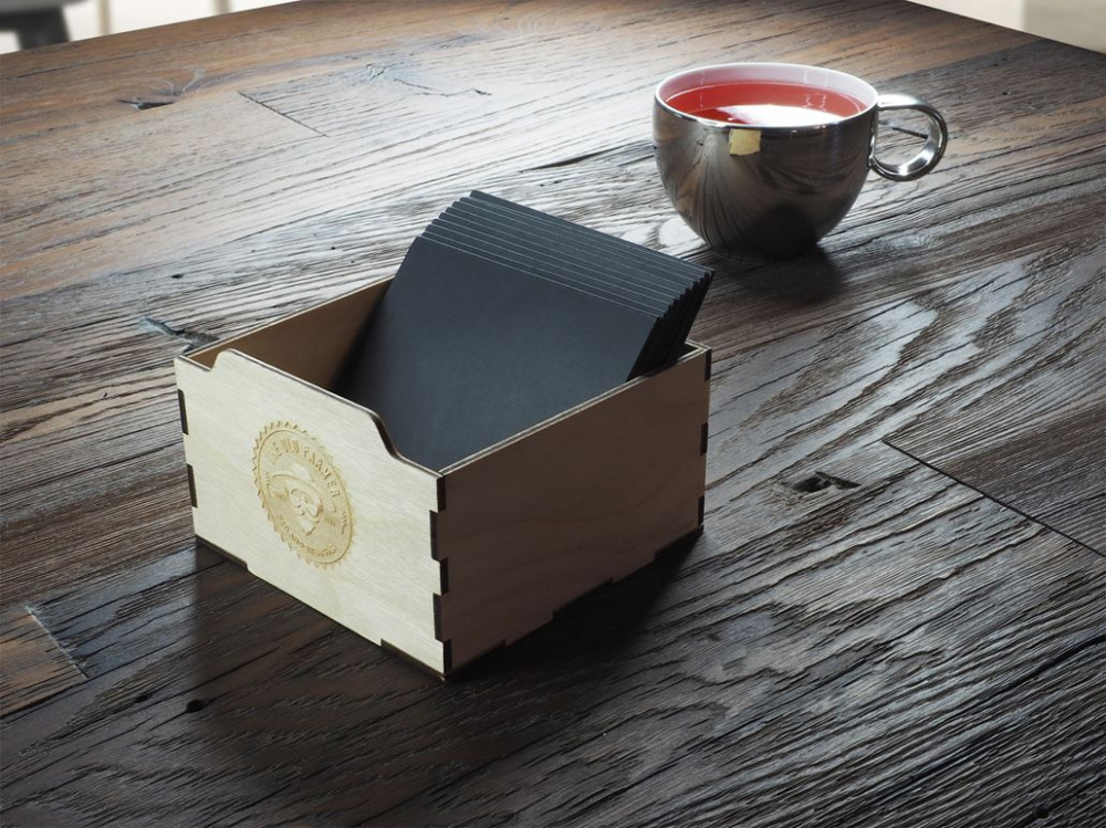 Logotrade promotional merchandise image of: Coaster box 1206121
