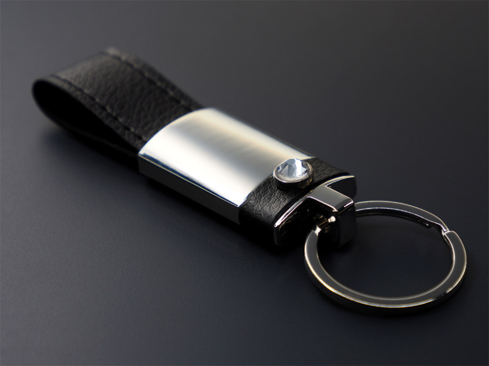 Logotrade promotional item picture of: Swarovski Crystal Keyring 908095