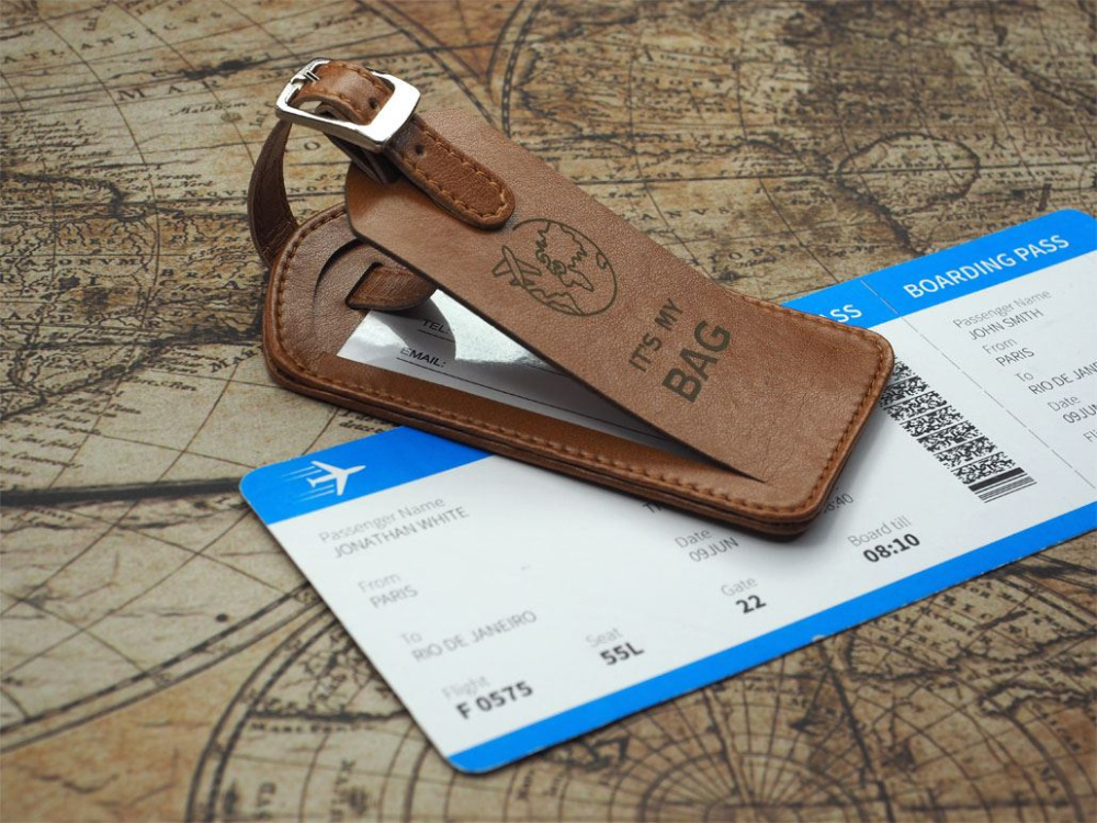 Logotrade promotional giveaway picture of: Luggage tag 1155119