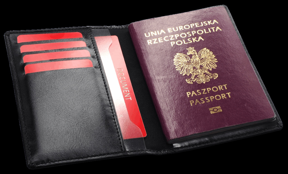 Logotrade corporate gift picture of: RFID passport case 1301131