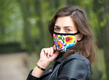Logotrade corporate gift picture of: MARS PRO cotton mask (size M) with pocket and HEPA filter 1380165