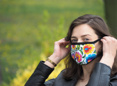 Logotrade advertising products photo of: MARS PRO cotton mask (size M) with pocket and HEPA filter 1380165