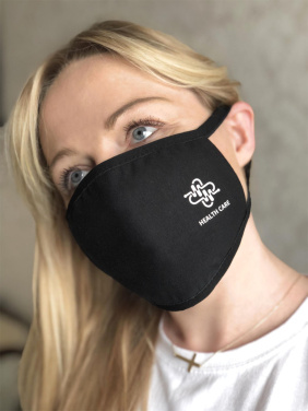 Logotrade advertising product image of: MARS PRO cotton mask (size M) with pocket and HEPA filter 1380165