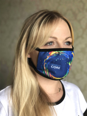 Logo trade corporate gift photo of: MARS PRO cotton mask (size M) with pocket and HEPA filter 1380165