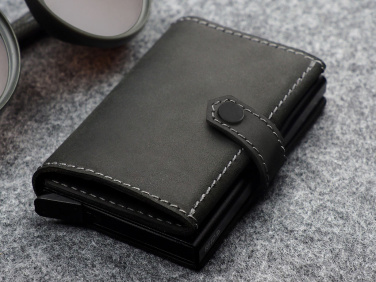 Logo trade corporate gifts image of: RFID wallet - Hunter Leather 2109284