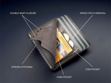 Logo trade promotional items image of: Wallet 384131