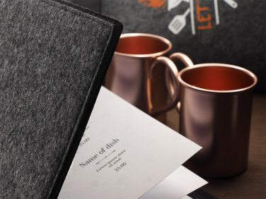 Logo trade corporate gifts picture of: Menu cover Ambiente 1643246