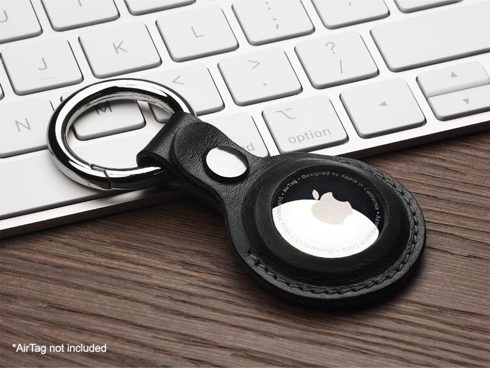 Logotrade business gift image of: Keyring with holder for AirTag 1914141