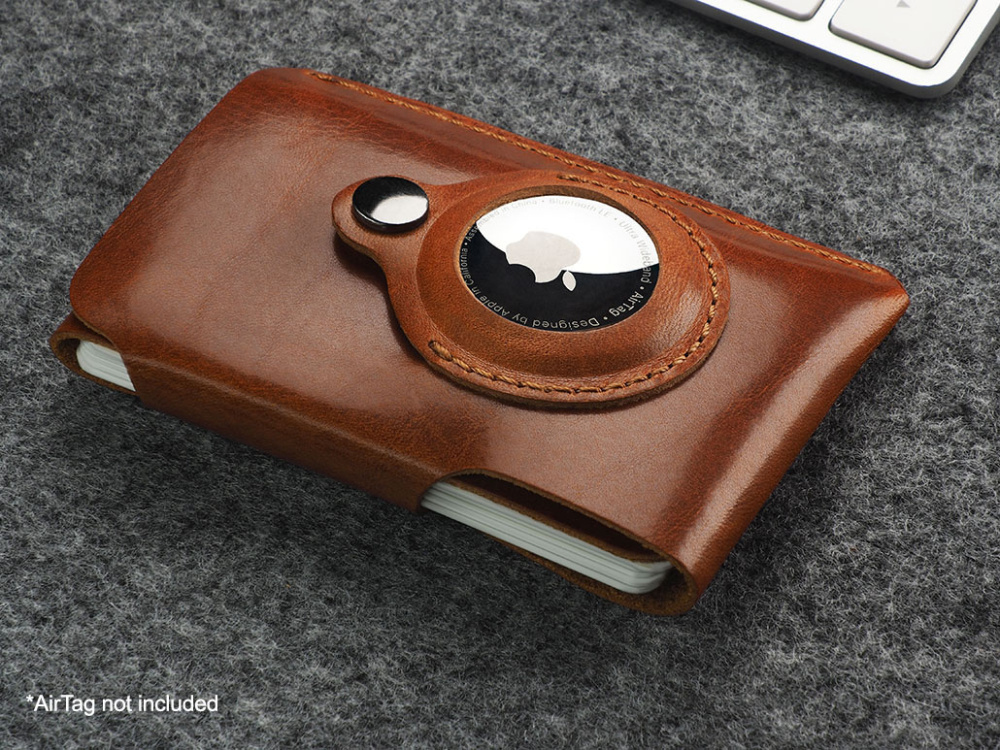 Logo trade business gifts image of: Wallet with AirTag holder 1936141
