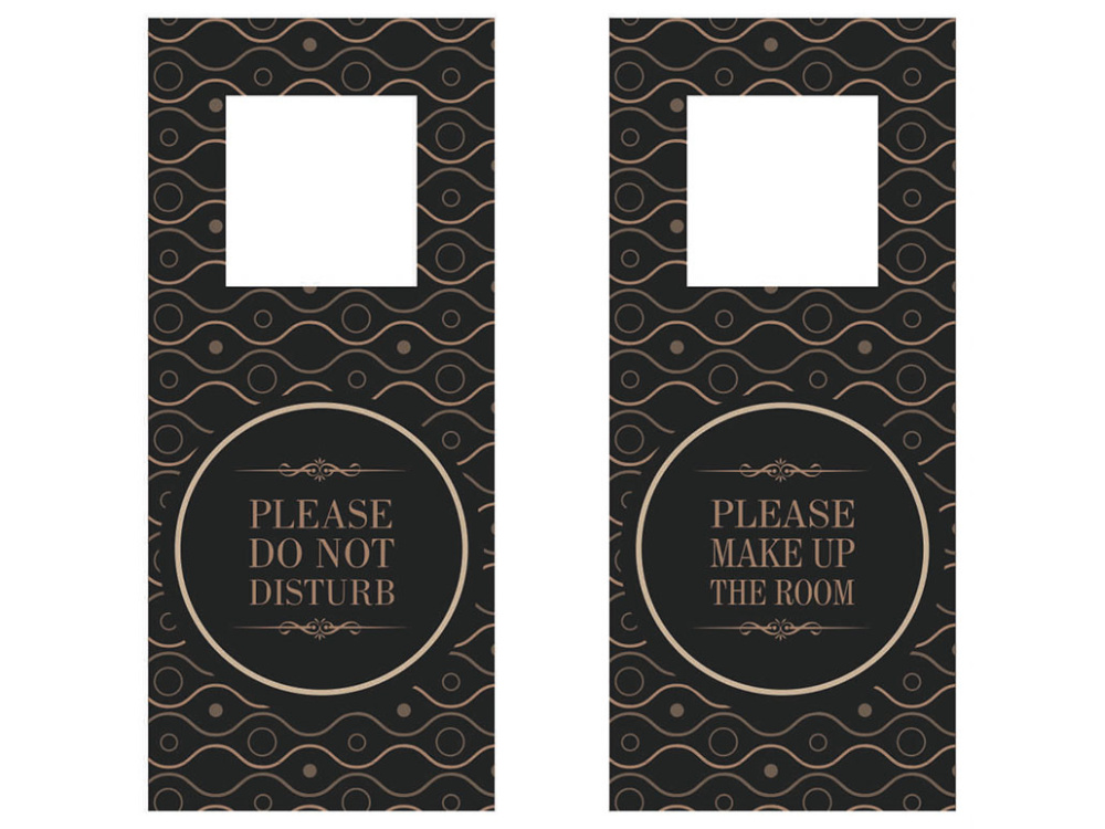 Logo trade promotional items image of: DND door sign 1110117