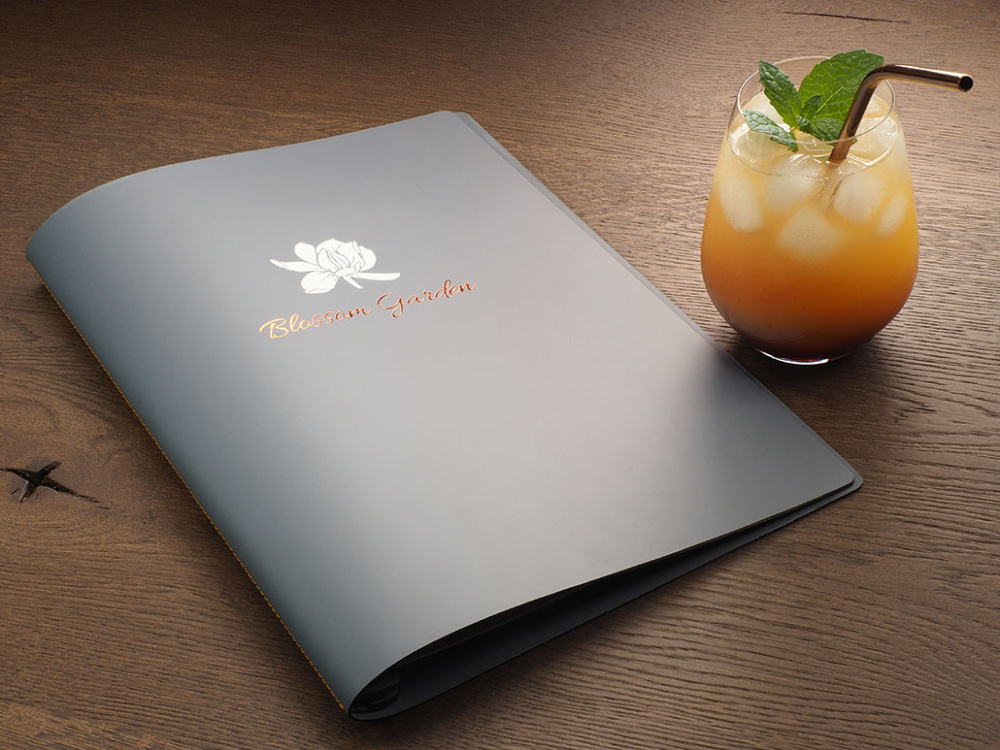 Logo trade advertising products image of: Menu cover 1788094