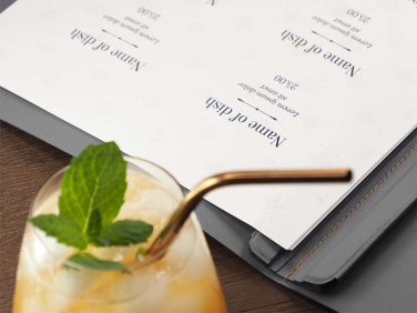 Logo trade promotional items image of: Menu cover 1788094