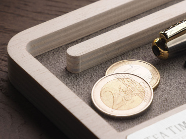 Logo trade corporate gift photo of: Wooden desk organiser 1818121