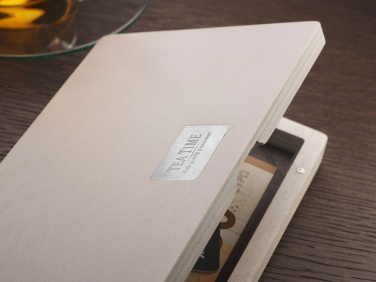 Logo trade promotional items image of: Wooden bill box 1816121