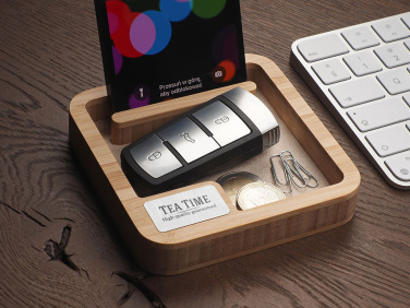 Logotrade promotional product picture of: Wooden desk organiser 1846292