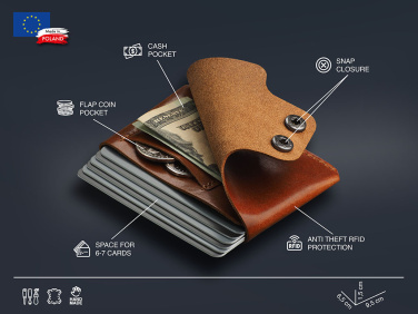 Logo trade promotional gifts image of: Wallet 384141