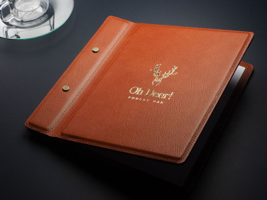 Logo trade business gift photo of: Menu cover 1085318