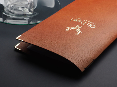 Logo trade promotional gifts image of: Menu cover Ambiente 1947318