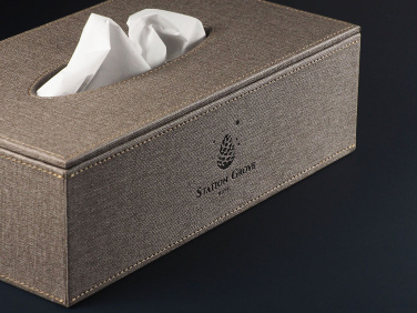 Logo trade business gift photo of: Tissue box 992321