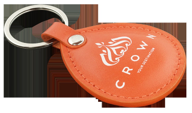 Logo trade promotional gifts image of: Keyring 573131