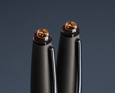 Logotrade promotional product image of: Amber Pen set  1235036
