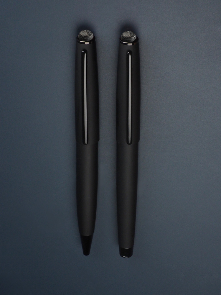 Logo trade advertising product photo of: Pen set with coal 2094036