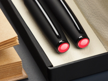Logotrade promotional product image of: Coral stone Pen set 1285036