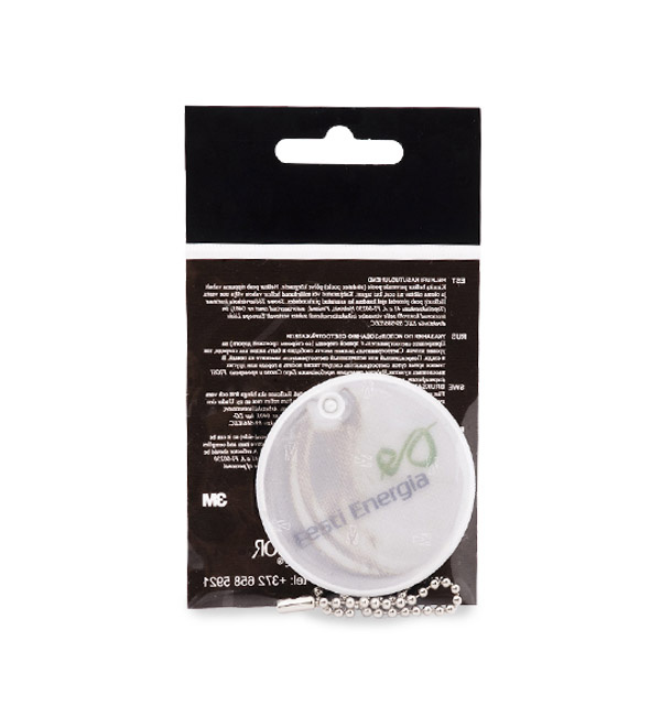 Logo trade business gift photo of: Soft reflector with your logo dia. 50 mm