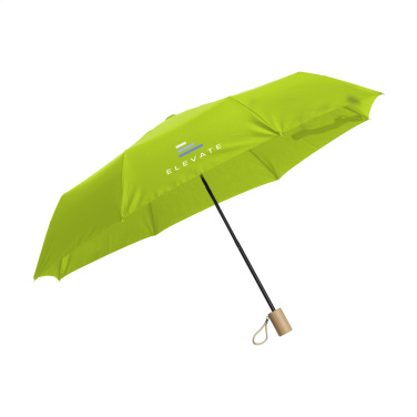 Logo trade business gifts image of: Mini Umbrella RCS RPET foldable umbrella 21 inch