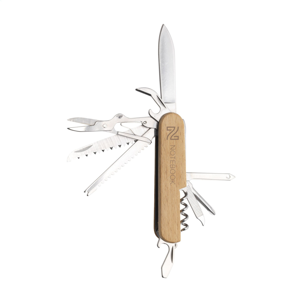 Logo trade corporate gift photo of: Beechwood Pocket knife