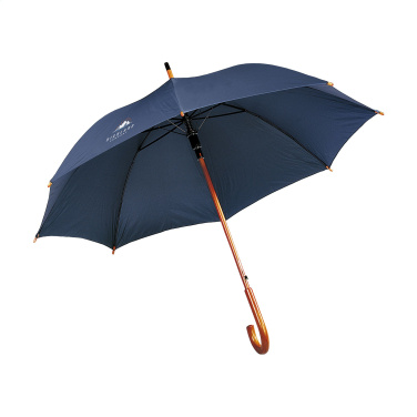 Logo trade corporate gifts image of: FirstClass RCS RPET umbrella 23 inch