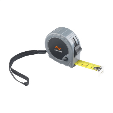 Logo trade promotional merchandise image of: Tyler RCS Recycled 5 meter tape measure