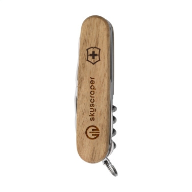 Logo trade corporate gifts image of: Victorinox Huntsman Wood pocket knife