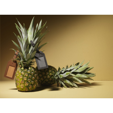 Logo trade corporate gifts picture of: Vegan Pineapple Leather Luggage Tag