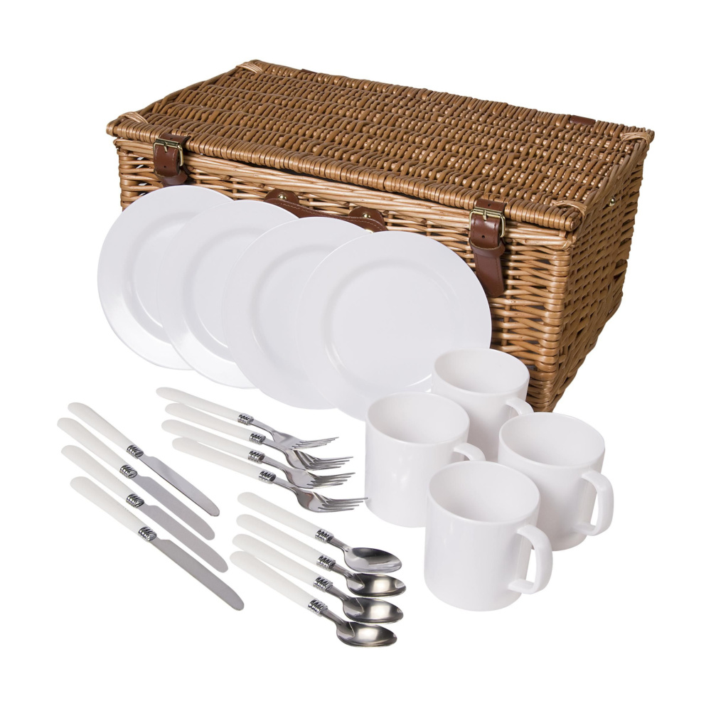 Logo trade advertising product photo of: QualityTime picnic basket
