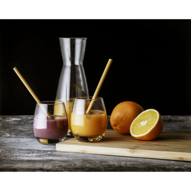 Logotrade promotional product picture of: ECO Bamboe Straw Set bamboo straws