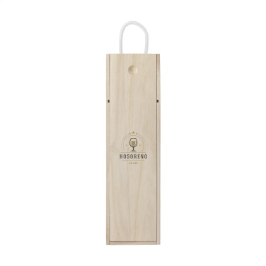 Logo trade promotional products image of: WineWood wine box