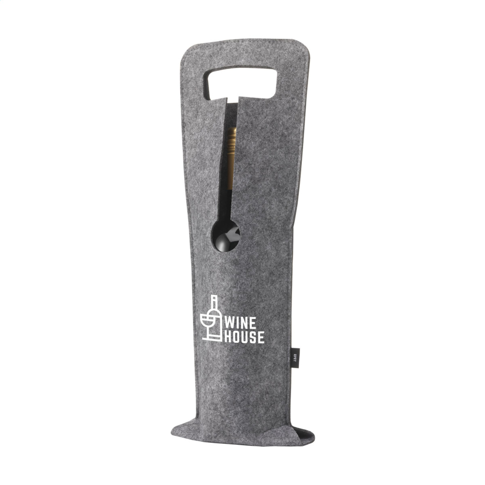 Logotrade promotional products photo of: Wine Bag-to-Give GRS RPET